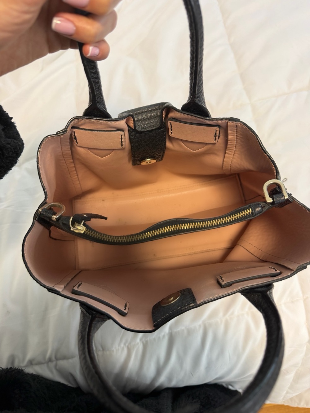 Kate spade Black Pebbled Leather Tote - Picture 3 of 7